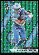 2025 Panini Mosaic #228 David Montgomery Mosaic Green