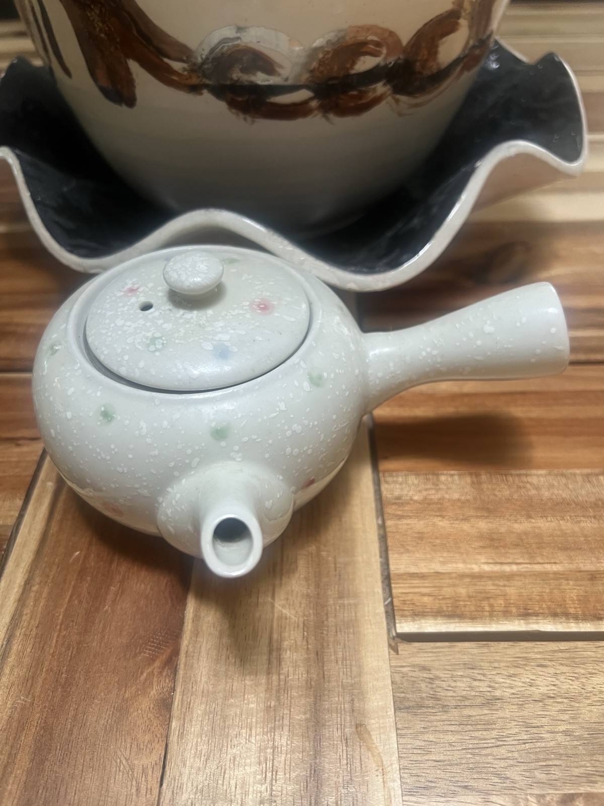 Pot White Glaze Japan