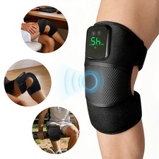 Knee Massager with Heat and Vibration Red Light Therapy for Joint Pain Relief
