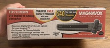 Magnavox DTV Digital to Analog TV Converter Box TB110MW9 SDTV Tuner W/Remote