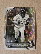 2022 Bowman Draft - Oscar Colas #BDC-51 Black & White RayWave Refractor (RC)