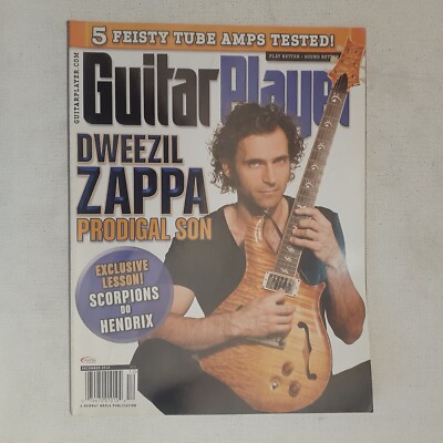 Guitar Player Dweezil Zappa Steve Winwood Zakk Wylde Krieger Greg Lake Aarset F