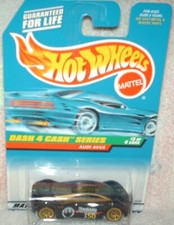 Hot Wheels 1998 Dash 4 Cash Series Audi Avus black,ex.card,I combine shipping
