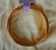 GOLD Color Bead Smith Aluminum Wire 12 Gauge 39 ft Made Korea Crafts #DA2601