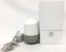 Google Home Smart Assistant And Speaker White Slate Used In Box Tested Working