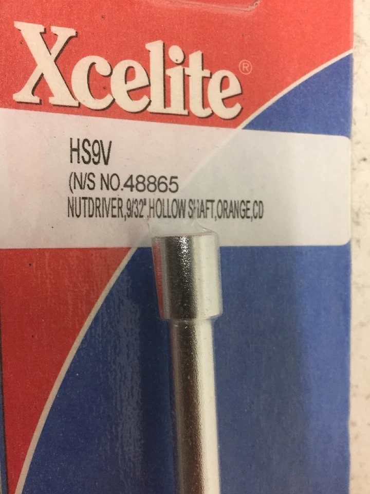 Xcelite HS9V Regular Nutdriver with Full Hollow Shaft, 7" Hole Depth, 9/32" $25 - Image 4 of 4