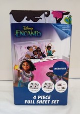 DISNEY "ENCANTO" THE FAILY MADRIGAL MICROFIBER 4-PIECE FULL SHEET SET
