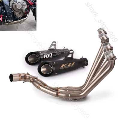 For Honda CBR650F CBR650R CB650F CB650R Exhaust System Front Pipe Muffler Tips