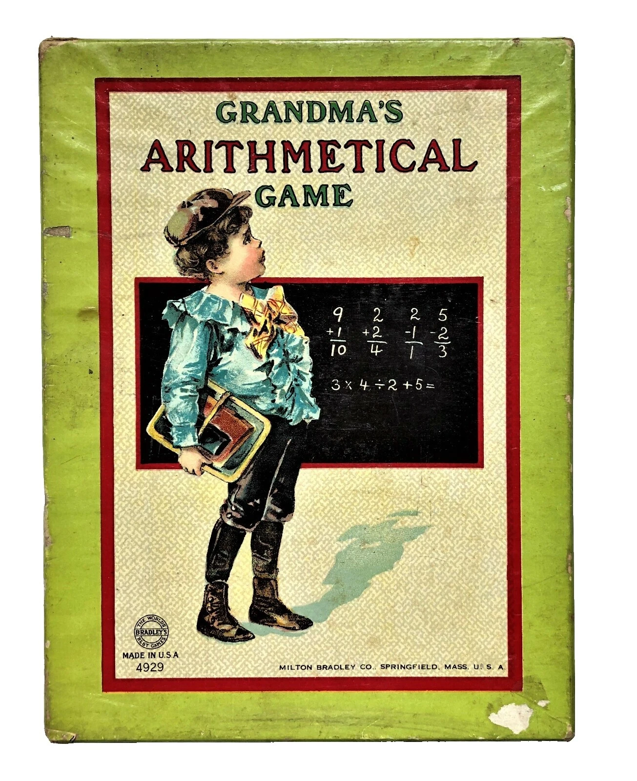 Milton Bradley Educational Vintage Manufacture Board & Traditional Games