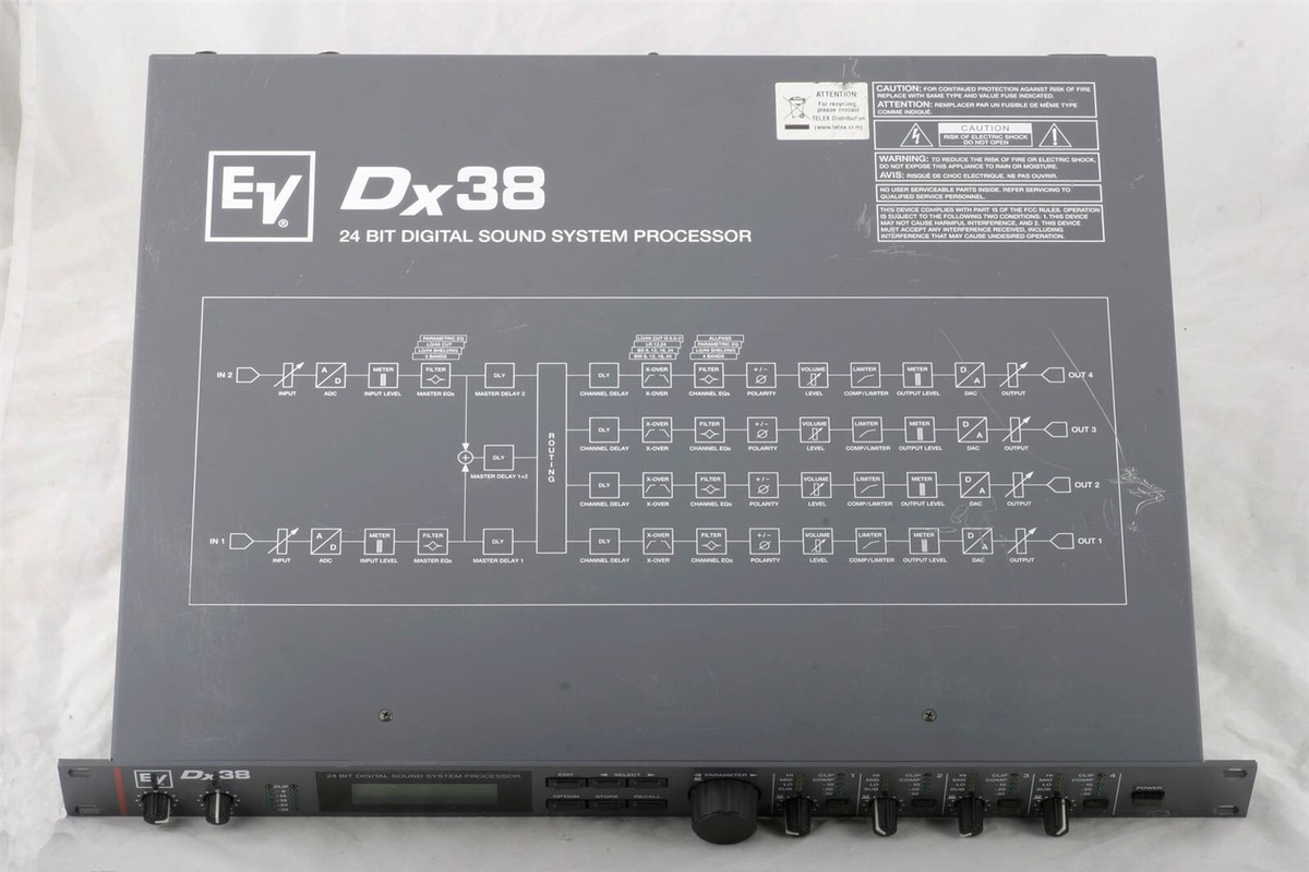 Electro-Voice EV Dx38 Programmable 24 Bit Digital Sound System