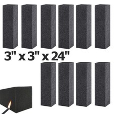 3"x 3"x 24" Acoustic Foam Panel Wedge Studio Soundproofing Wall Tile Bass Trap