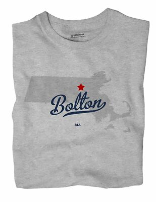 Bolton Massachusetts MA T-Shirt MAP