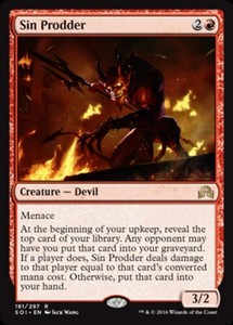 Sin Prodder x4 - Shadows Over Innistrad - NM-Mint, English - Shadows Over Innist