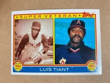 Luis Tiant ~ Vintage 1983 Topps #179 California Angels