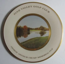 Pine Valley Golf Club Lenox Collector Plate Crump Cup September 1985