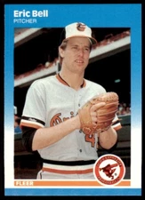 1987 Fleer Update Eric Bell . Baltimore Orioles #U-2