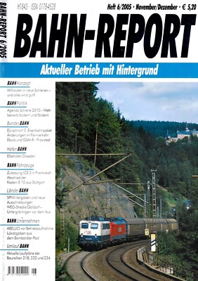 20546/ Zeitschrift - BAHN-REPORT   23. Jahrgang   Heft 6/2005 (138)