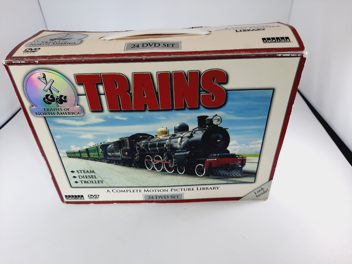 Trains of North America A Complete Motion Picture Library 24 DVD