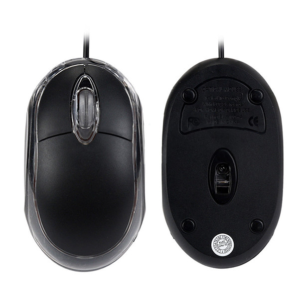 Mouse Ottico USB Con Filo - LED Luci Colorate - Per PC Windows 7/8/10/11 - R8830364