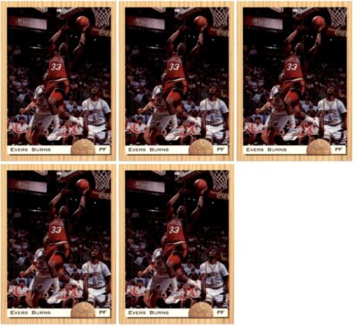 (5) 1993 Classic Draft Picks #18 Evers Burns Maryland Terrapins Card Lot