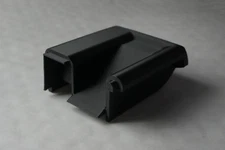 Volkswagen 701843883B T4 Transporter Sliding Door Rail End Cap Left Side Black