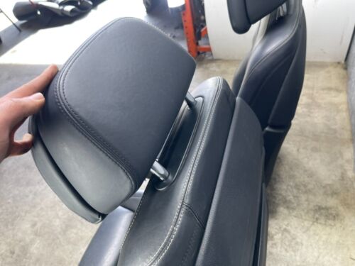 BMW F10 Exclusive Black Nappa Leather M-Sport Heated Seats Panels Set OEM 95K - Picture 10 of 24