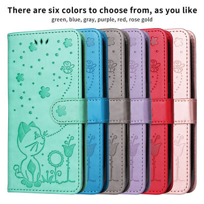 Cat Bee Leather Luxury Phone Case for Huawei Honor 100 5G X50i+ X9B Magic 6 lite