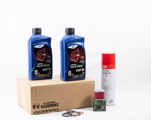 Kit Entretien Vidange Standard SUZUKI GW 250 de 2013 à 2017 MOTUL 5100