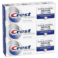 Gum & Enamel Repair Toothpaste Advanced Whitening, 4.1 Ounce, Triple Pack