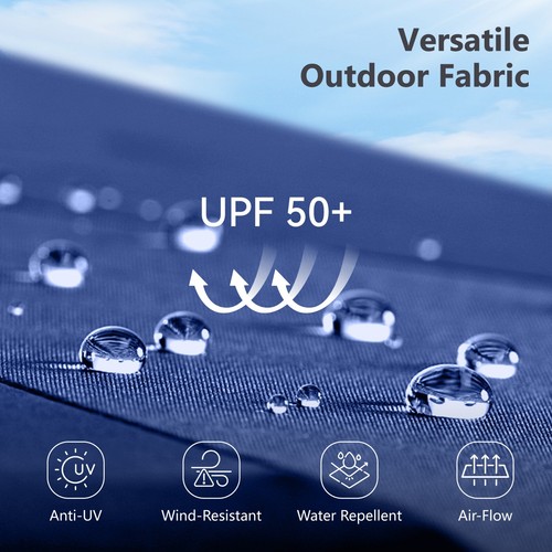 13ft Patio Umbrella Double Side Large Outdoor Market Umbrella with Crank - Picture 14 of 112
