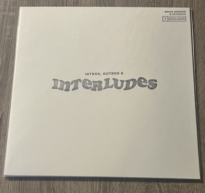 DOMO GENESIS & THE ALCHEMIST LP 1000枚限定 Evidence & Domo Genesis Intros, Outros & Interludes LP (TEST