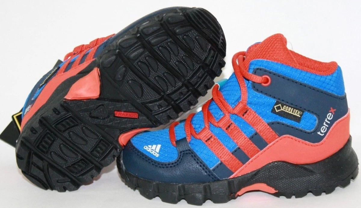 oyente profesional Omitido NEW Infant Toddler Sz 6 ADIDAS Outdoor Terrex Mid GTX B21683 Blue Sneakers  Shoes | eBay