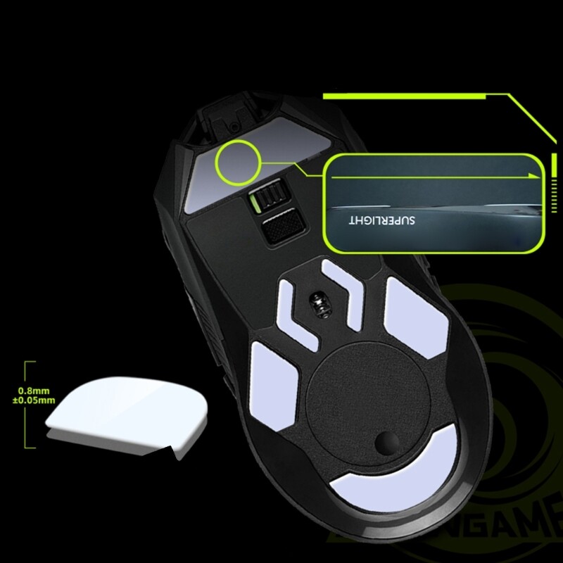Rounded Edge Mouse Skate Stickers for Logitech G903 LIGHTSPEED Replacement Feet