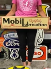 Antique Vintage Old Style Mobil Oil Lubrication Pegasus Made USA