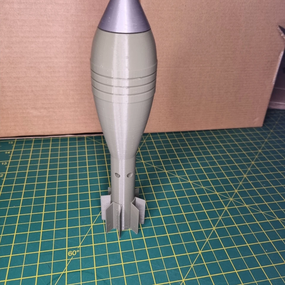Fullsize printed WW2 German 50mm Mortar Shell Replica - accessories, cosplay  - Image 3 of 4