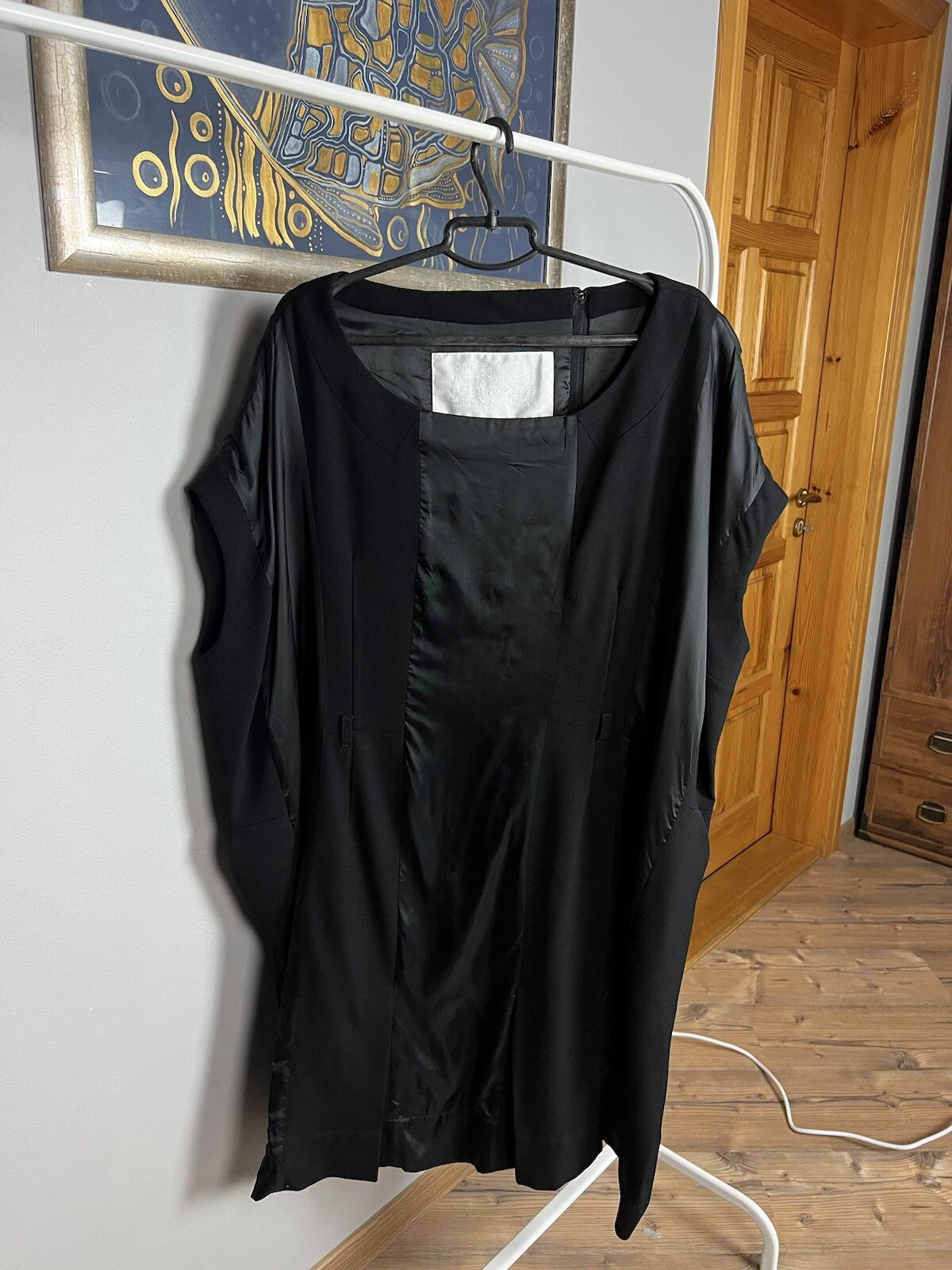 MAISON MARGIELA Abito oversize nero Maison Martin Margiela x H&M sistema operativo