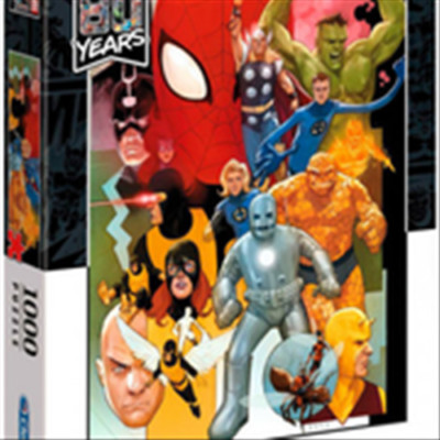 Puzzle 1000 elementów. Marvel. 80 years