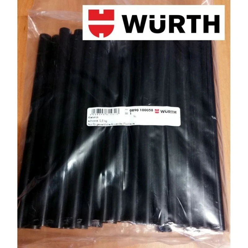 AFD67 TECHNIC Colle noire WURTH 0.5 Kg Débosselage sans peinture, exp. 03/27