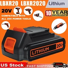 20V replacement for Black and Decker 20 Volt MAX Lithium LBXR20 LBX20 Battery