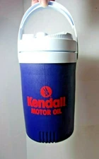 Kendall Motor Oil Co. Rubbermaid Drink 1/2 Gallon Thermos Cooler Advertising 