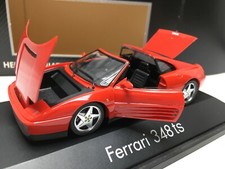 🇺🇦 1:43 Ferrari 348 TS Targa Red Herpa Made in West Germany 1/43 before F355