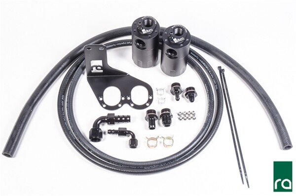 Radium Dual Catch Can Kit for Lotus Evora 2010+ Fluid Lock 20-0026-FL