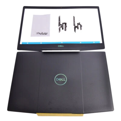 LCD Back Cover Blue Logo 747KP&LCD Front Bezel&Hinges&Screws For Dell G3 15 3590 - Image 1 of 4