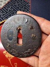 鉄製金箔装飾鍔 tl-star_u-tuba011