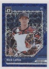 2024 Panini Donruss Optic Blue Velocity Prizm Nick Loftin #52 0c4