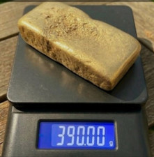 Gold Bullion Bar / Ingot, 390 g Total Precious Metal Content, Gold Composition 2392.58 per troy oz
