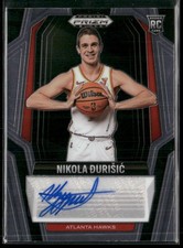 2024-25 Panini Prizm Black Nikola Durisic RC Rookie Signatures #RS-DUR
