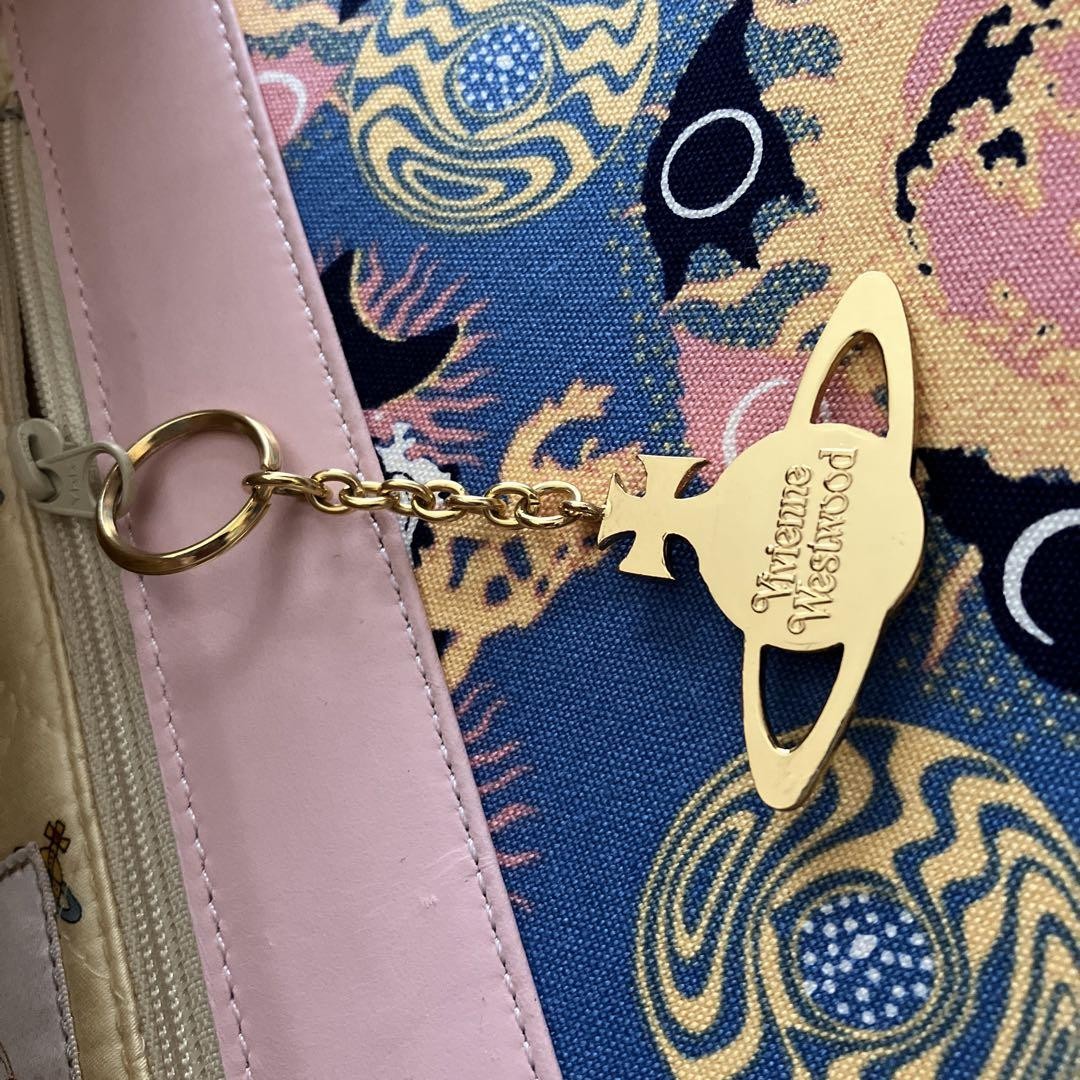 ヴィヴィアン ギャラクシー柄ハンドバッグ vivienne westwood 初期 ギャラクシー オーブ 手提げ バッグ