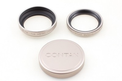 Contax TVS METAL HOOD Lens Filter P-Filter 30.5mm Hood Cap K-34 From JAPAN
