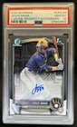 2025 Bowman Jesus Made Chrome Auto 1st Prospect #CPA-JM Brewers PSA 10